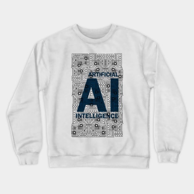 Artificial Intelligence - AI Crewneck Sweatshirt by Bohnenkern